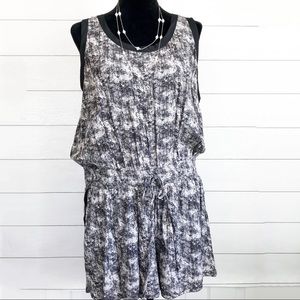 Xhilaration patterned sleeveless romper